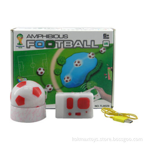 Radio-controlled football-shaped module, left and right running